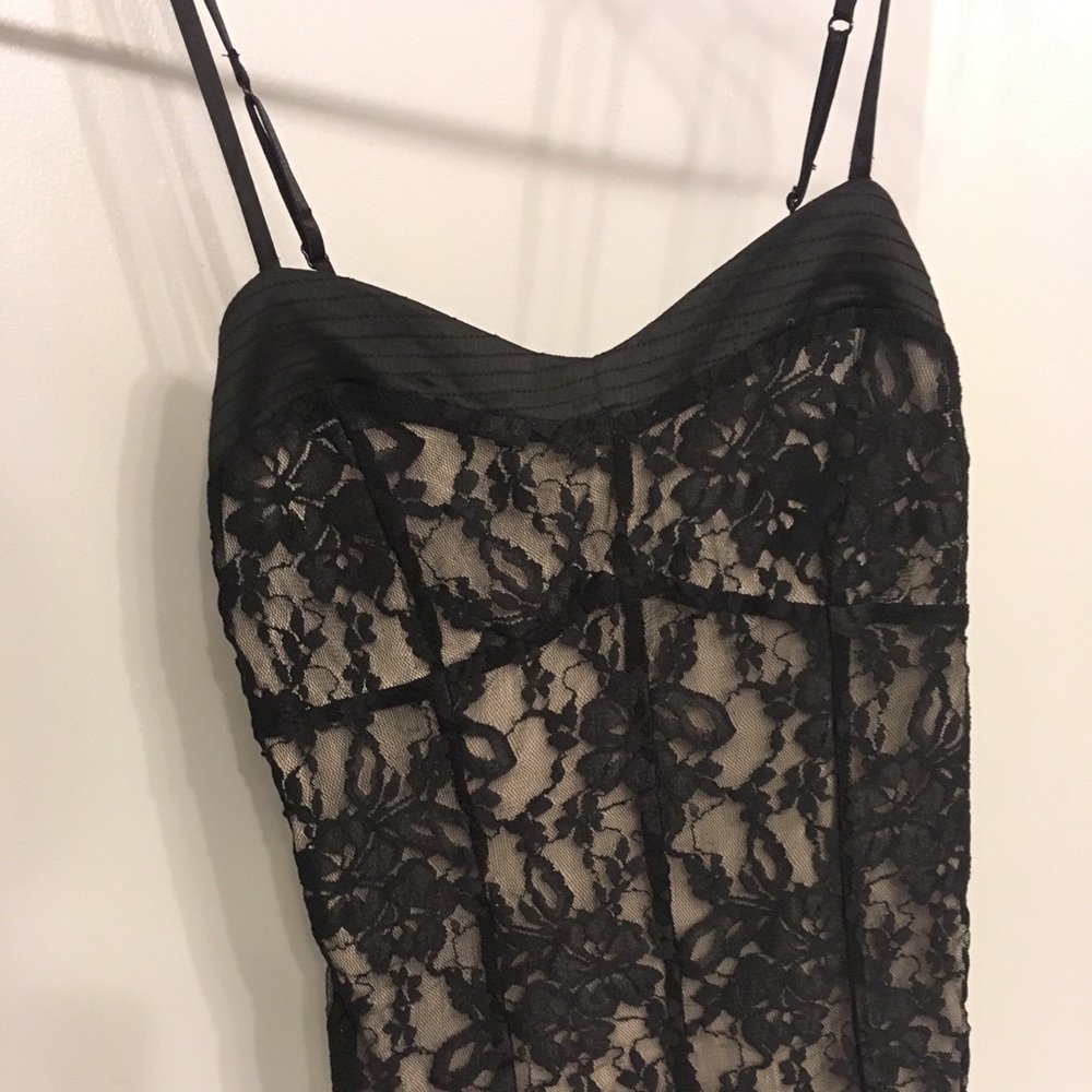 Black lace cami